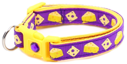 Cheese Breakaway Cat Collar