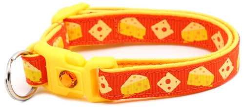 Cheese Breakaway Cat Collar