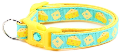 Cheese Breakaway Cat Collar