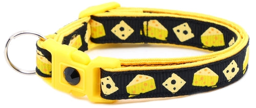 Cheese Breakaway Cat Collar