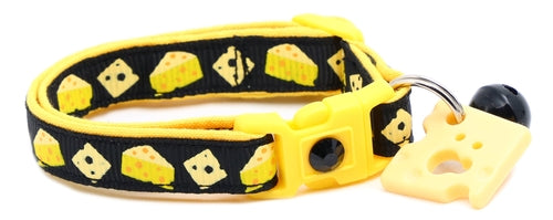 Cheese Breakaway Cat Collar