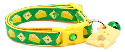 Cheese Breakaway Cat Collar