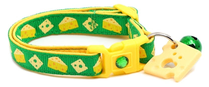 Cheese Breakaway Cat Collar