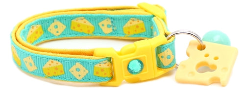 Cheese Breakaway Cat Collar