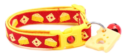 Cheese Breakaway Cat Collar