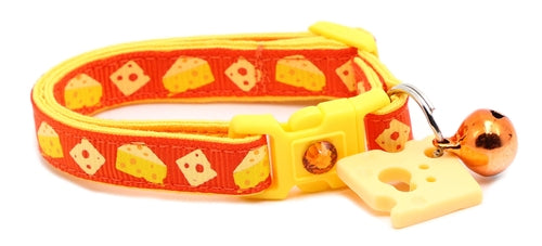 Cheese Breakaway Cat Collar