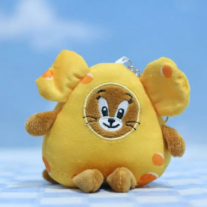 Peluches mini de Tom y Jerry con diseño de queso 🧀